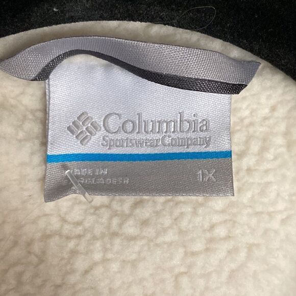 Columbia Wind jacket with lined with inner Sherpa Sz 1X purple Tags on - Picture 5 of 12